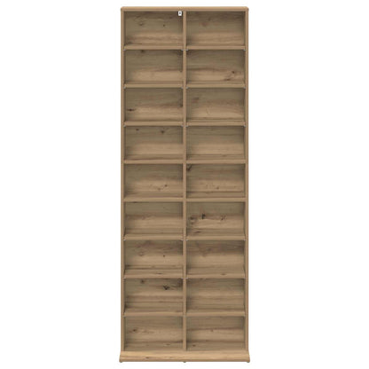 vidaXL CD Cabinet Artisan Oak 65 x 23.5 x 175 cm Engineered Wood