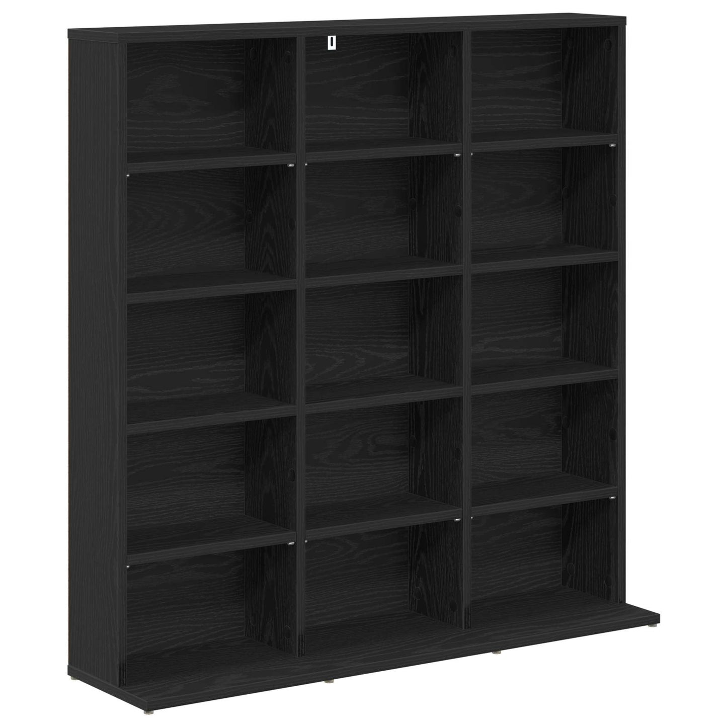 vidaXL CD Cabinet Black Oak 96 x 23.5 x 97.5 cm Engineered Wood