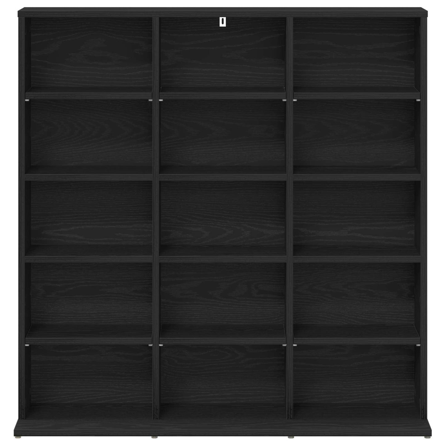 vidaXL CD Cabinet Black Oak 96 x 23.5 x 97.5 cm Engineered Wood