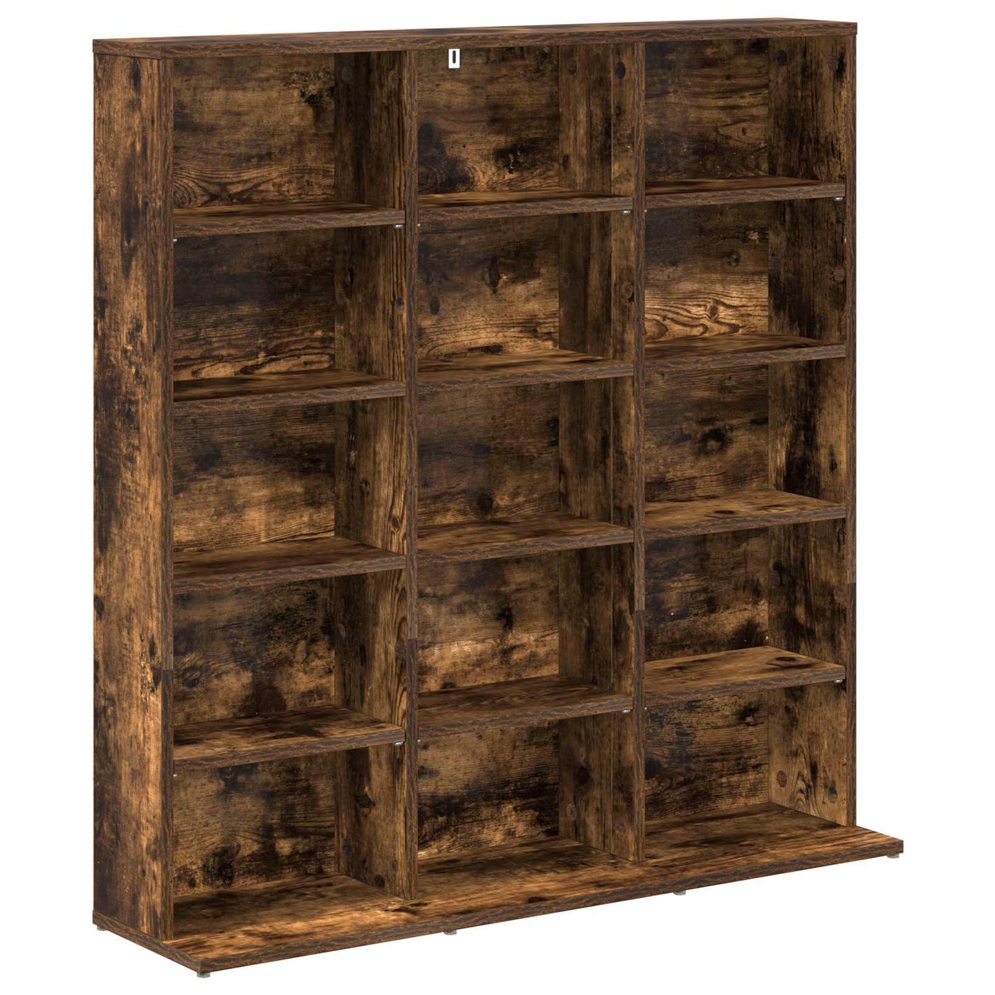 vidaXL CD Cabinet Smoked Oak 96 x 23.5 x 97.5 cm Engineered Wood