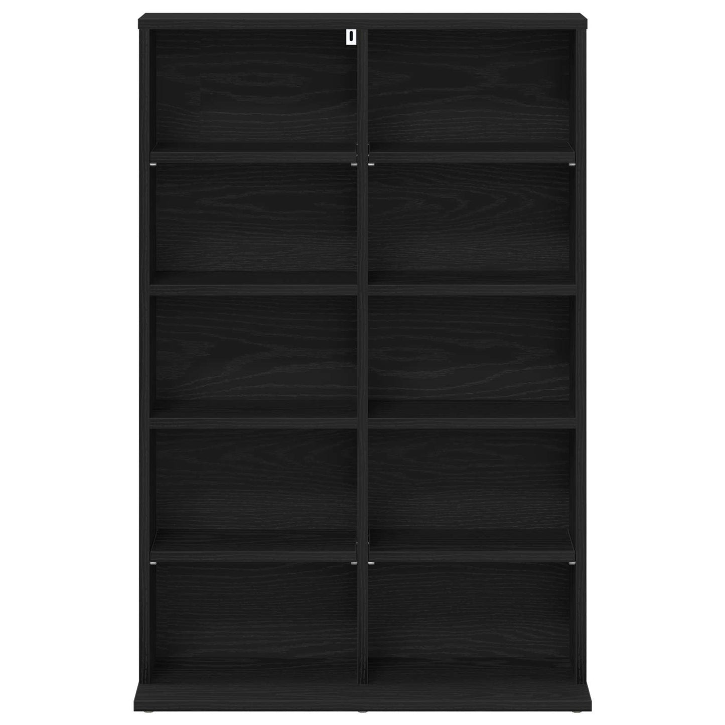 vidaXL CD Cabinet Black Oak 65 x 23.5 x 97.5 cm Engineered Wood