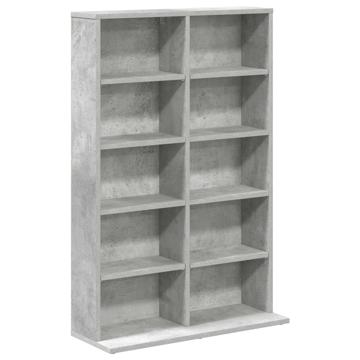 vidaXL CD Cabinet Concrete Grey 65 x 23.5 x 97.5 cm Engineered Wood