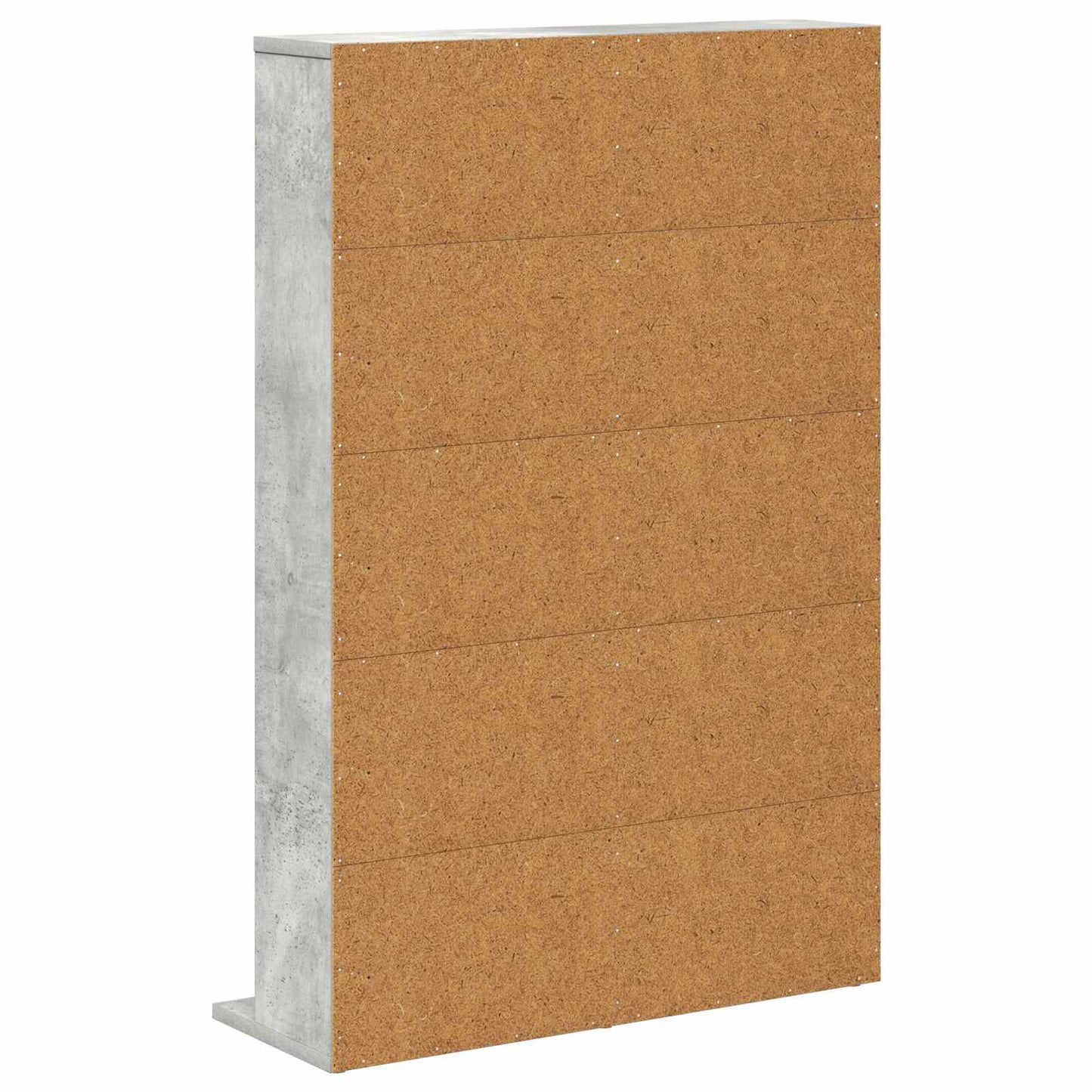 vidaXL CD Cabinet Concrete Grey 65 x 23.5 x 97.5 cm Engineered Wood