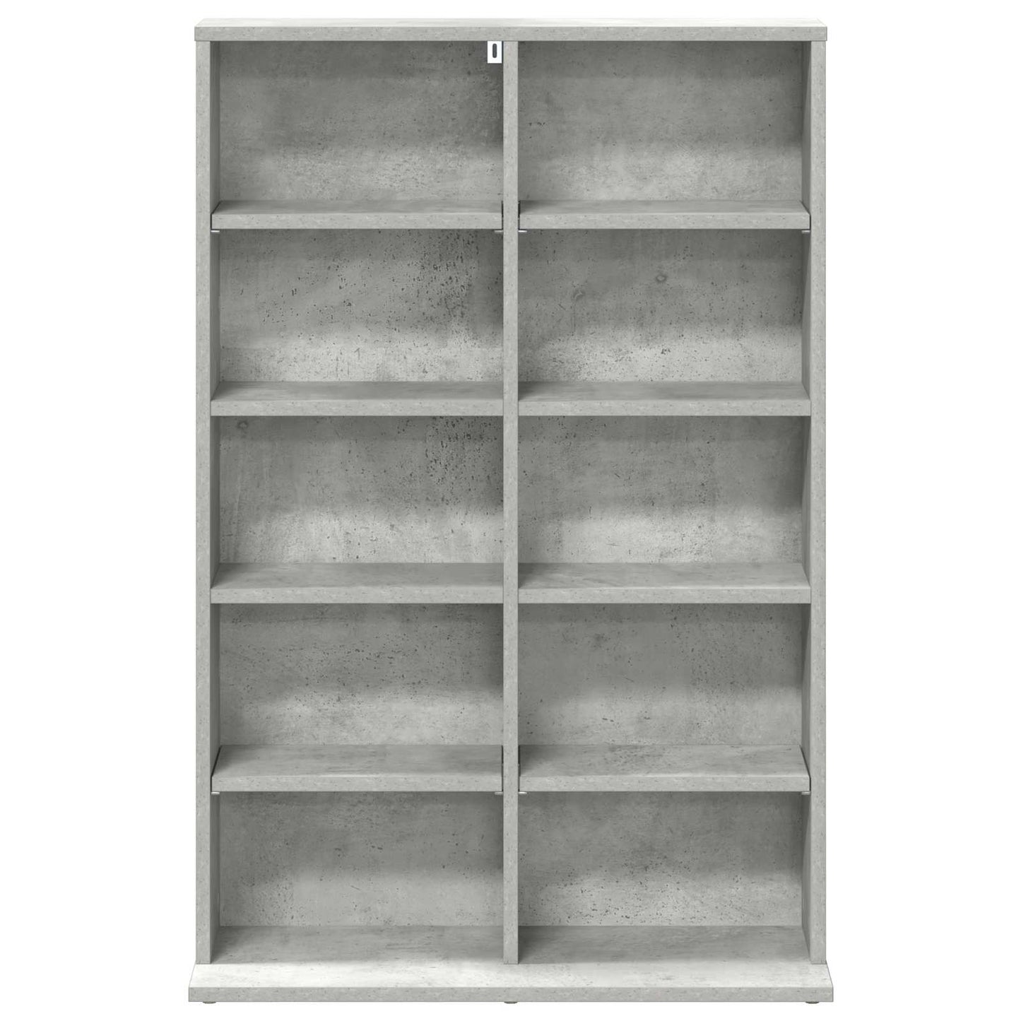 vidaXL CD Cabinet Concrete Grey 65 x 23.5 x 97.5 cm Engineered Wood