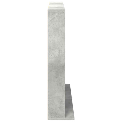 vidaXL CD Cabinet 2 pcs Concrete Grey 65 x 23.5 x 97.5 cm