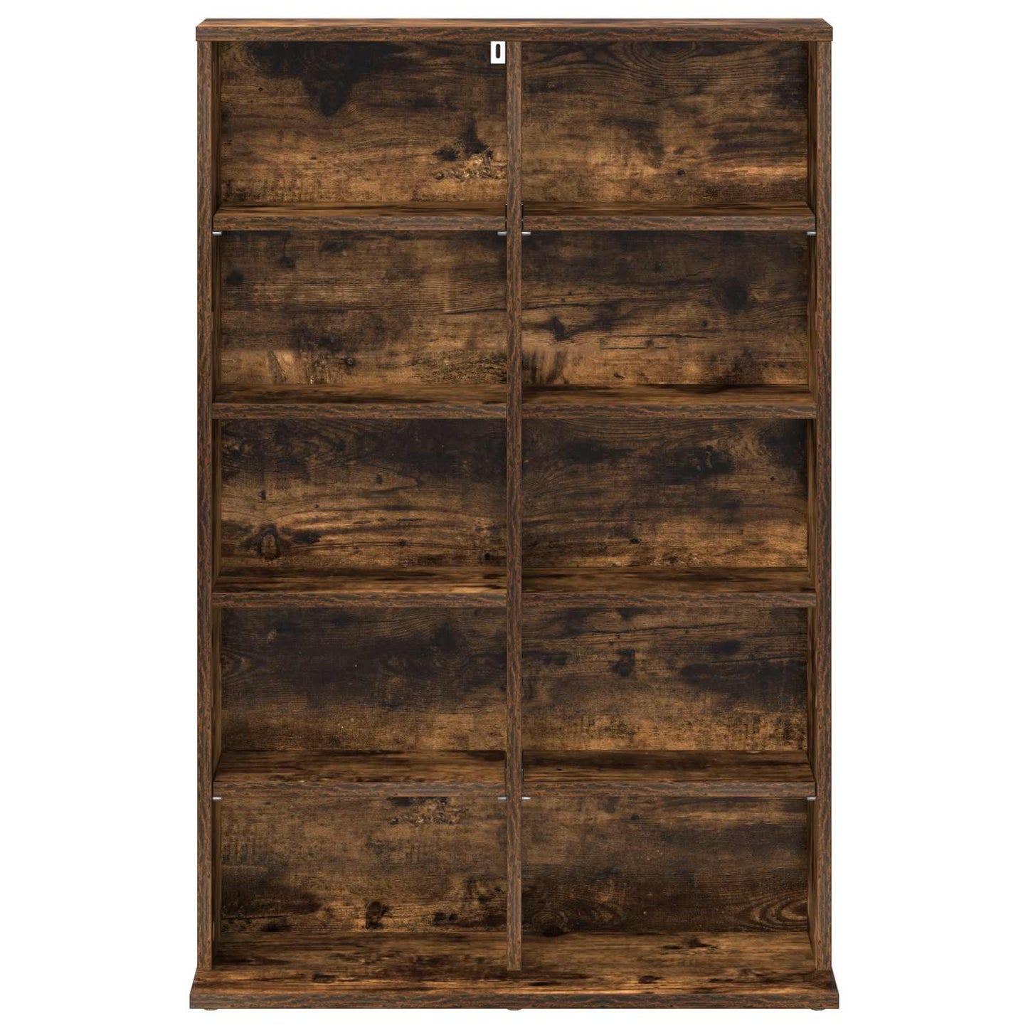 vidaXL CD Cabinet Smoked Oak 65 x 23.5 x 97.5 cm Engineered Wood