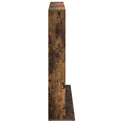 vidaXL CD Cabinet 2 pcs Smoked Oak 65 x 23.5 x 97.5 cm Engineered Wood