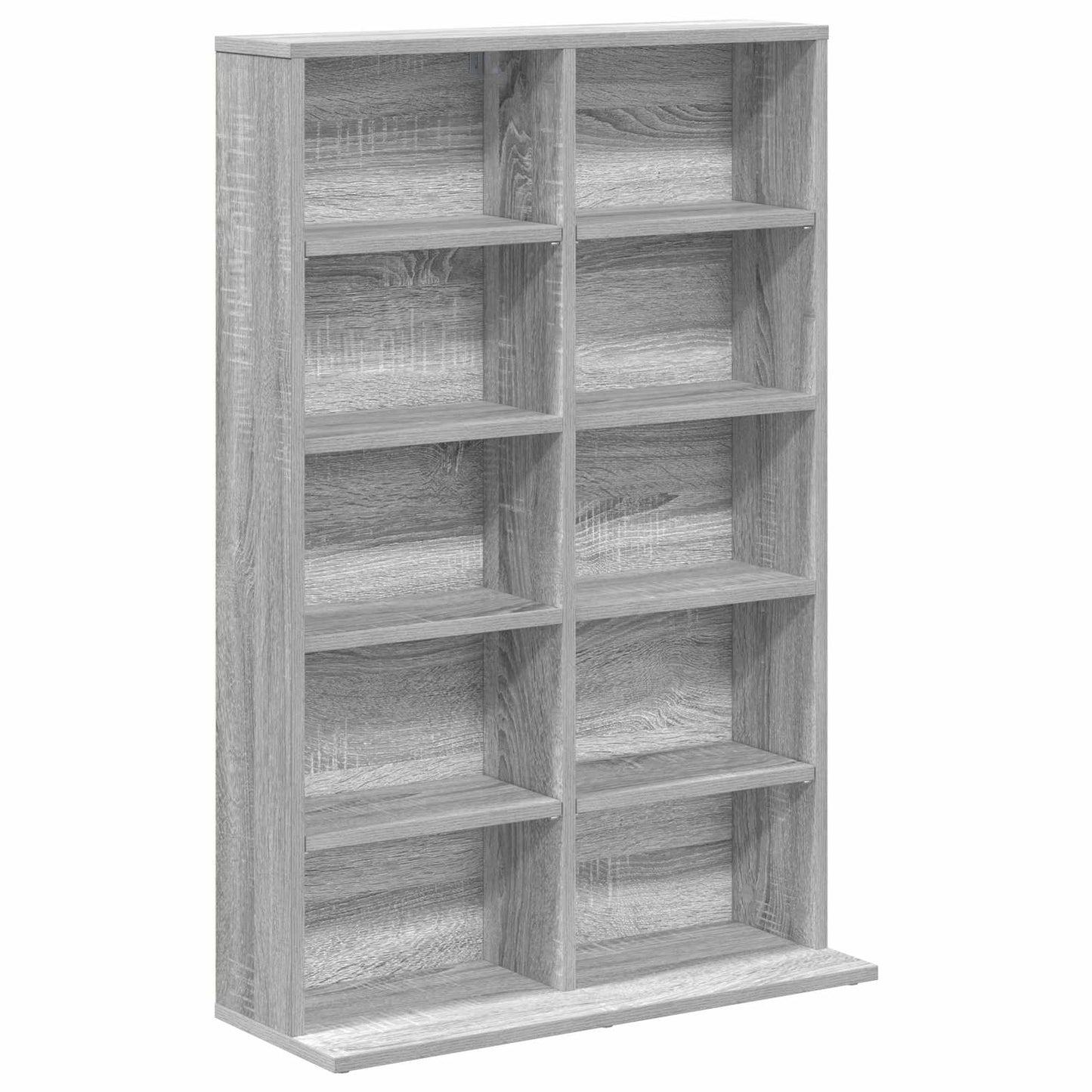 vidaXL CD Cabinet Grey Sonoma 65 x 23.5 x 97.5 cm Engineered Wood
