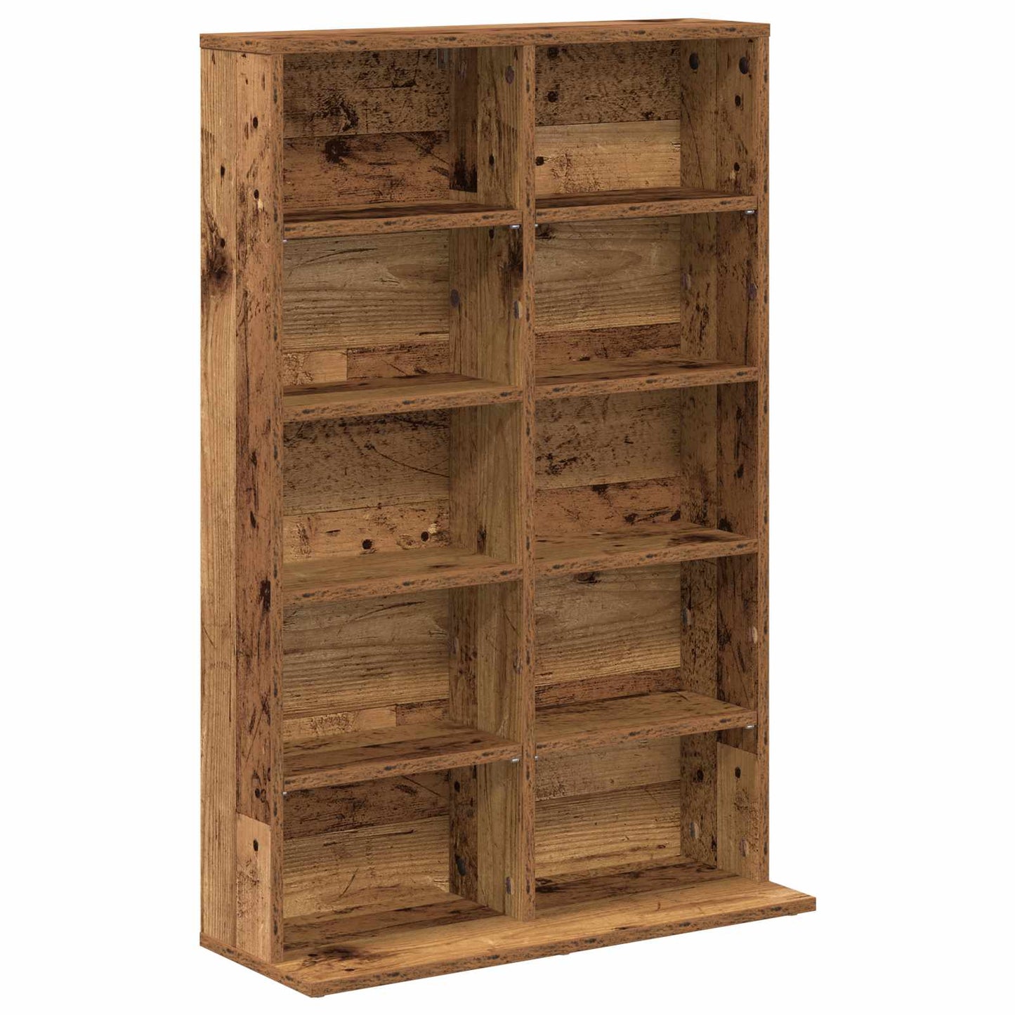 vidaXL CD Cabinet Old Wood 65 x 23.5 x 97.5 cm Engineered Wood