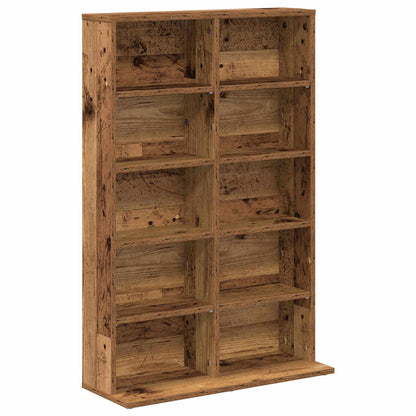 vidaXL CD Cabinet Old Wood 65 x 23.5 x 97.5 cm Engineered Wood