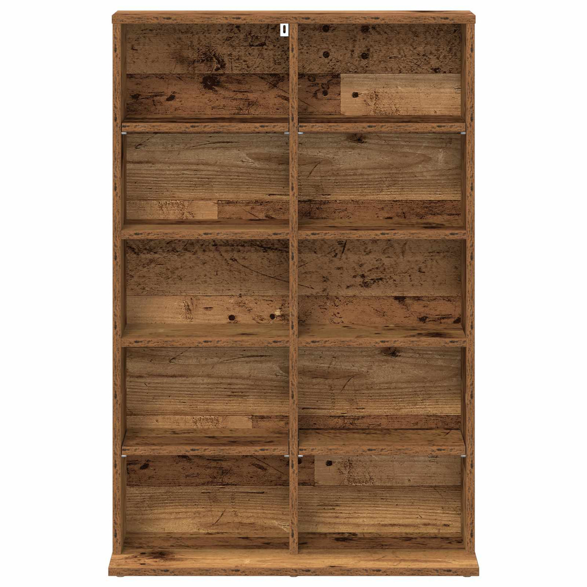 vidaXL CD Cabinet Old Wood 65 x 23.5 x 97.5 cm Engineered Wood