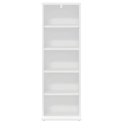 vidaXL CD Cabinet White 33 x 23.5 x 97.5 cm Engineered Wood