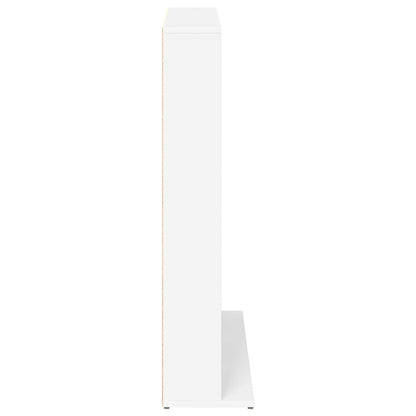 vidaXL CD Cabinet White 33 x 23.5 x 97.5 cm Engineered Wood