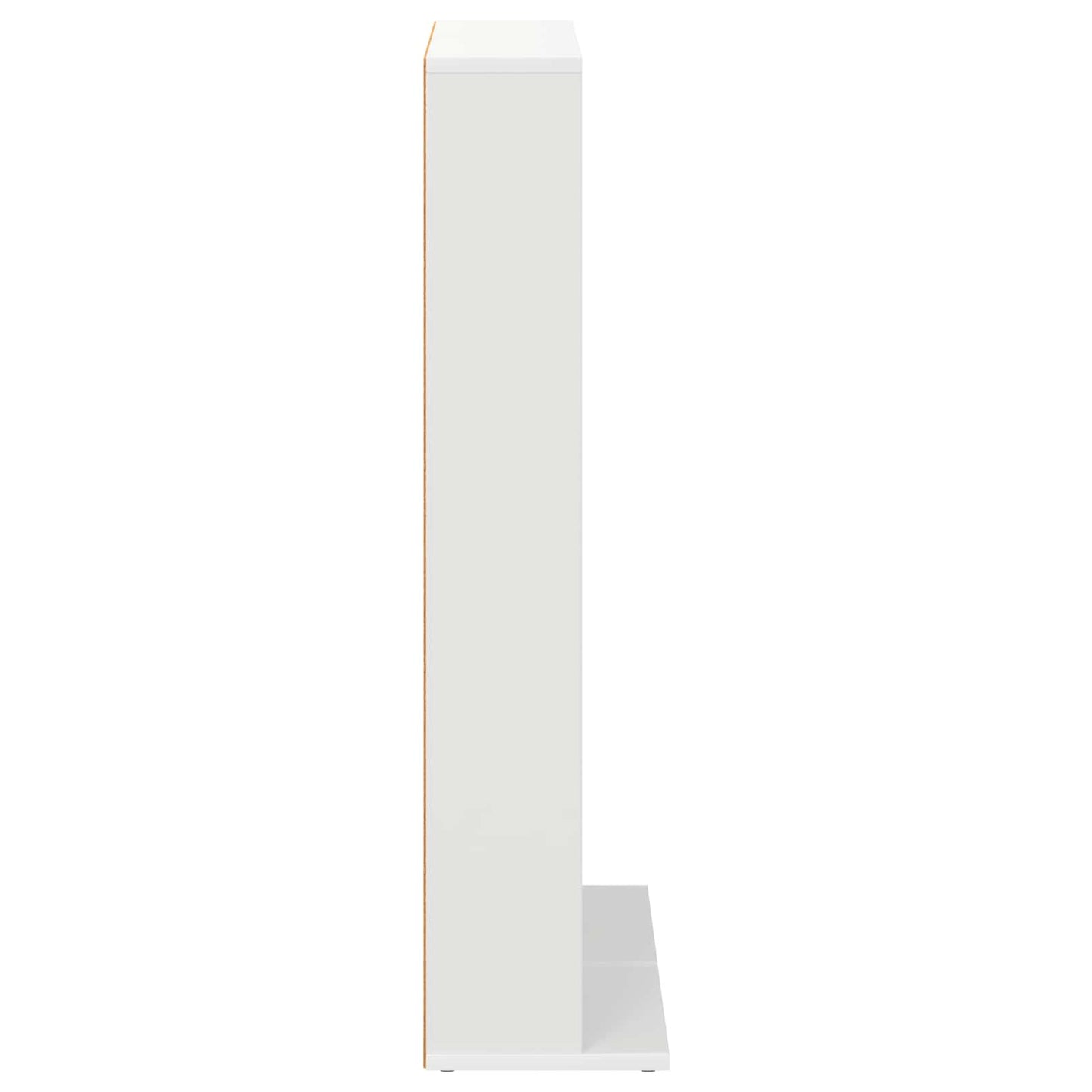 vidaXL CD Cabinet 2 pcs White 33 x 23.5 x 97.5 cm Engineered Wood