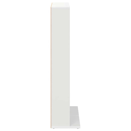 vidaXL CD Cabinet 2 pcs White 33 x 23.5 x 97.5 cm Engineered Wood