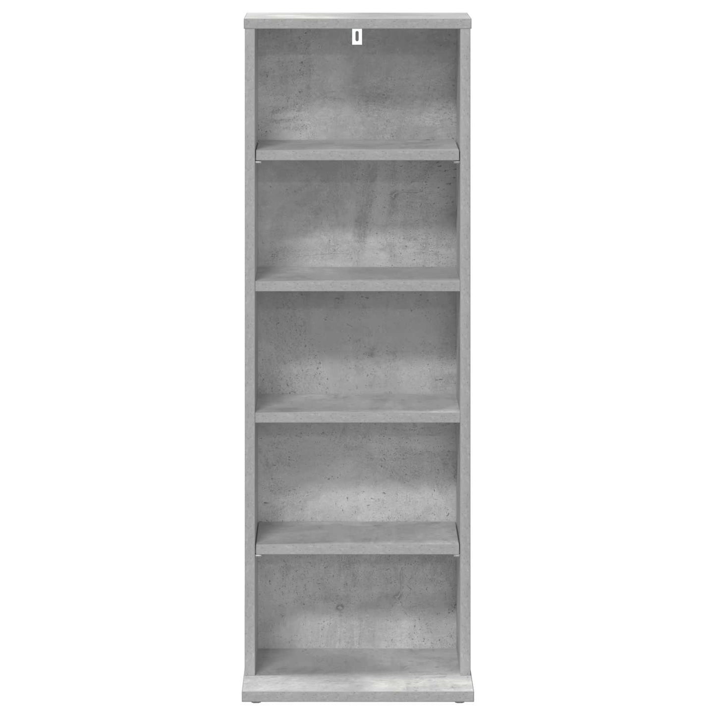 vidaXL CD Cabinet Concrete Grey 33 x 23.5 x 97.5 cm Engineered Wood