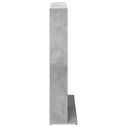 vidaXL CD Cabinet Concrete Grey 33 x 23.5 x 97.5 cm Engineered Wood