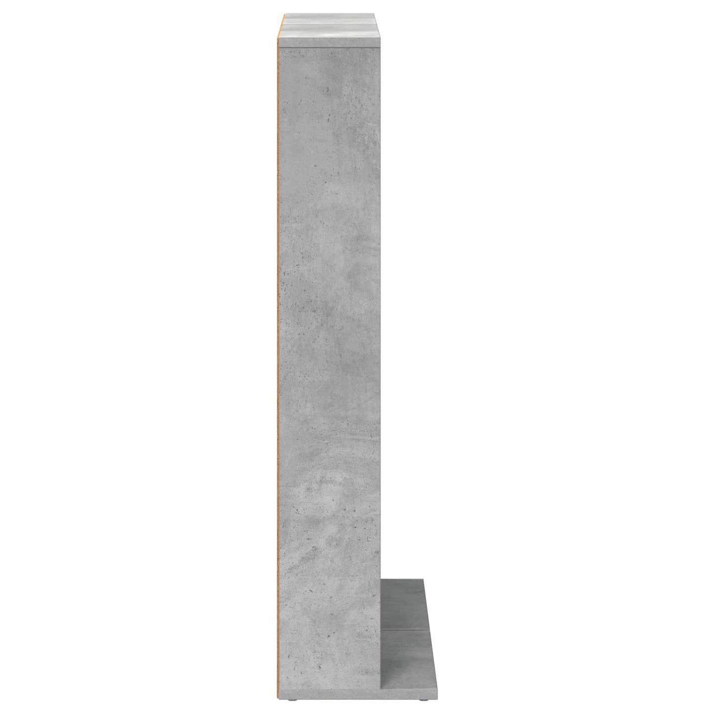 vidaXL CD Cabinet 2 pcs Concrete Grey 33 x 23.5 x 97.5 cm