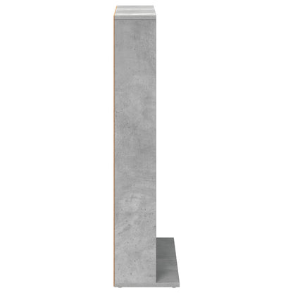 vidaXL CD Cabinet 2 pcs Concrete Grey 33 x 23.5 x 97.5 cm
