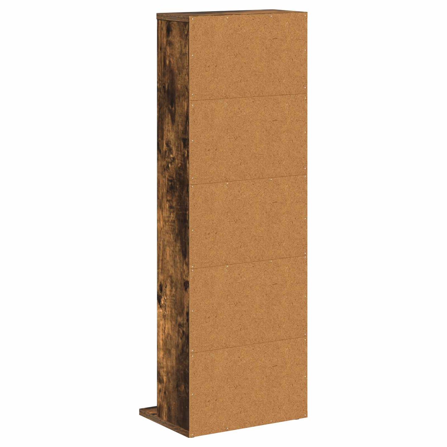 vidaXL CD Cabinet Smoked Oak 33 x 23.5 x 97.5 cm Engineered Wood