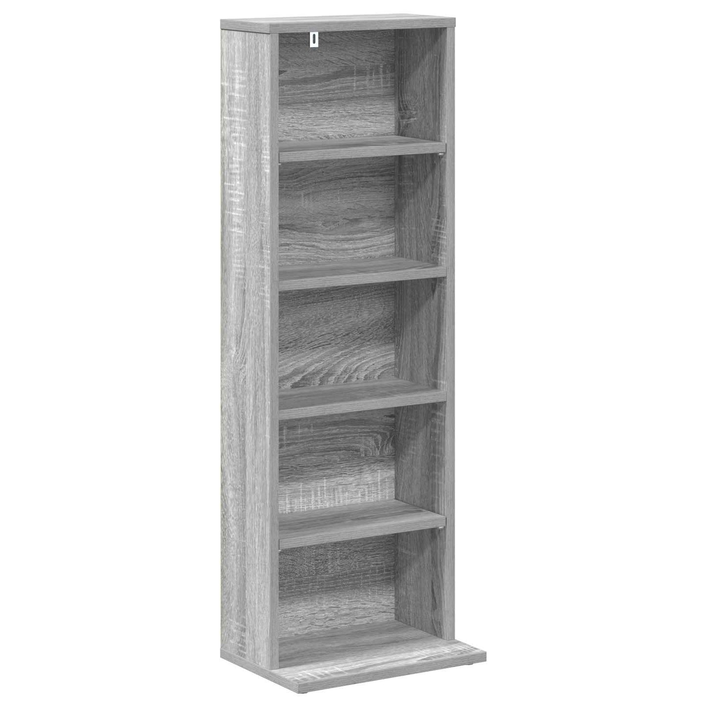 vidaXL CD Cabinet Grey Sonoma 33 x 23.5 x 97.5 cm Engineered Wood