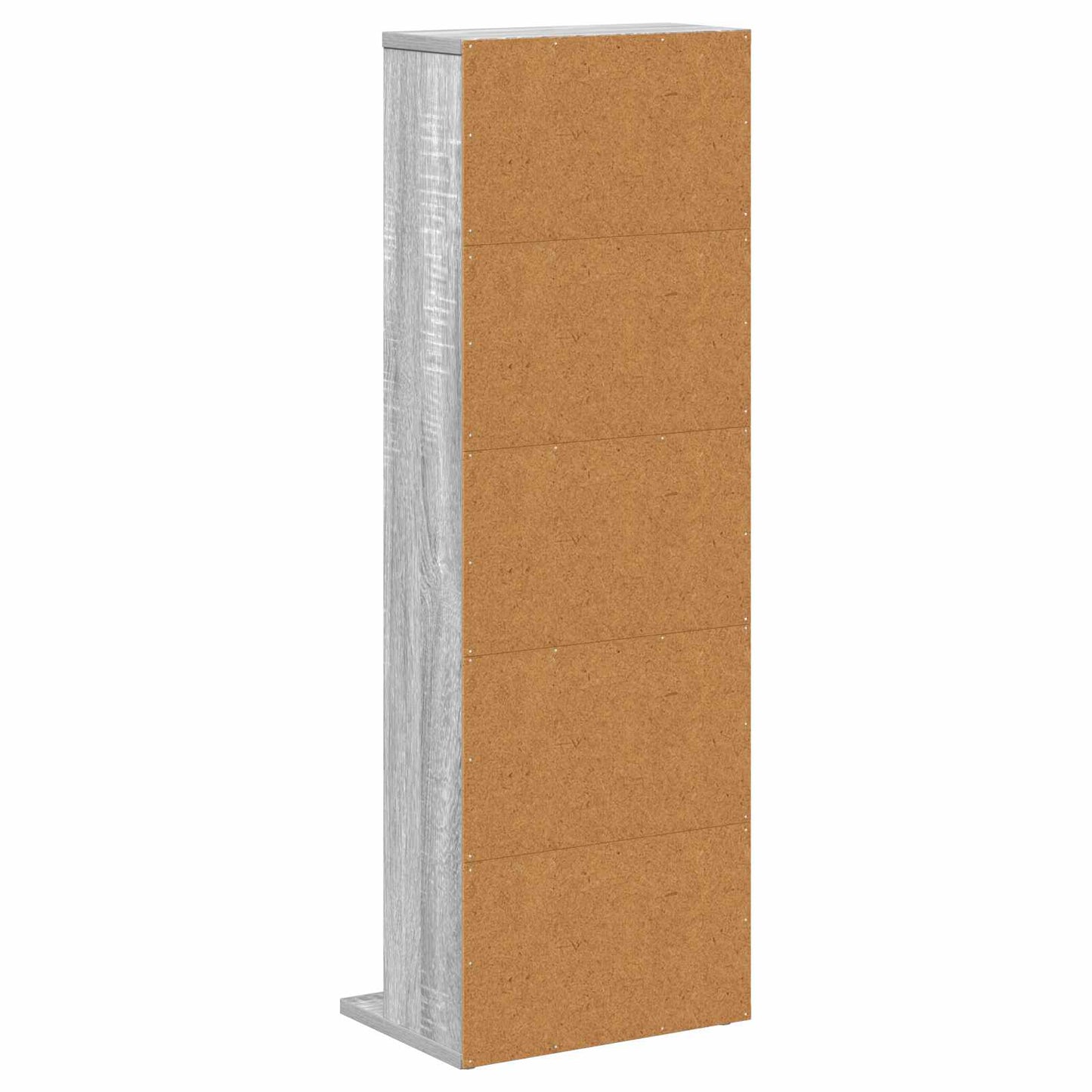 vidaXL CD Cabinet Grey Sonoma 33 x 23.5 x 97.5 cm Engineered Wood