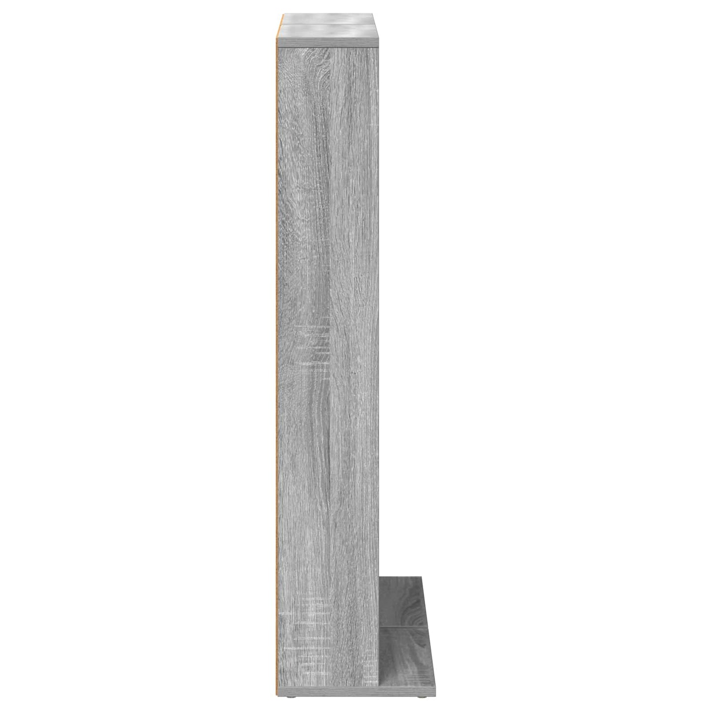 vidaXL CD Cabinet 2 pcs Grey Sonoma 33 x 23.5 x 97.5 cm