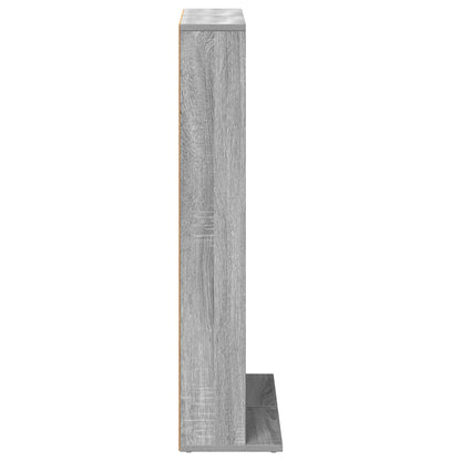 vidaXL CD Cabinet 2 pcs Grey Sonoma 33 x 23.5 x 97.5 cm