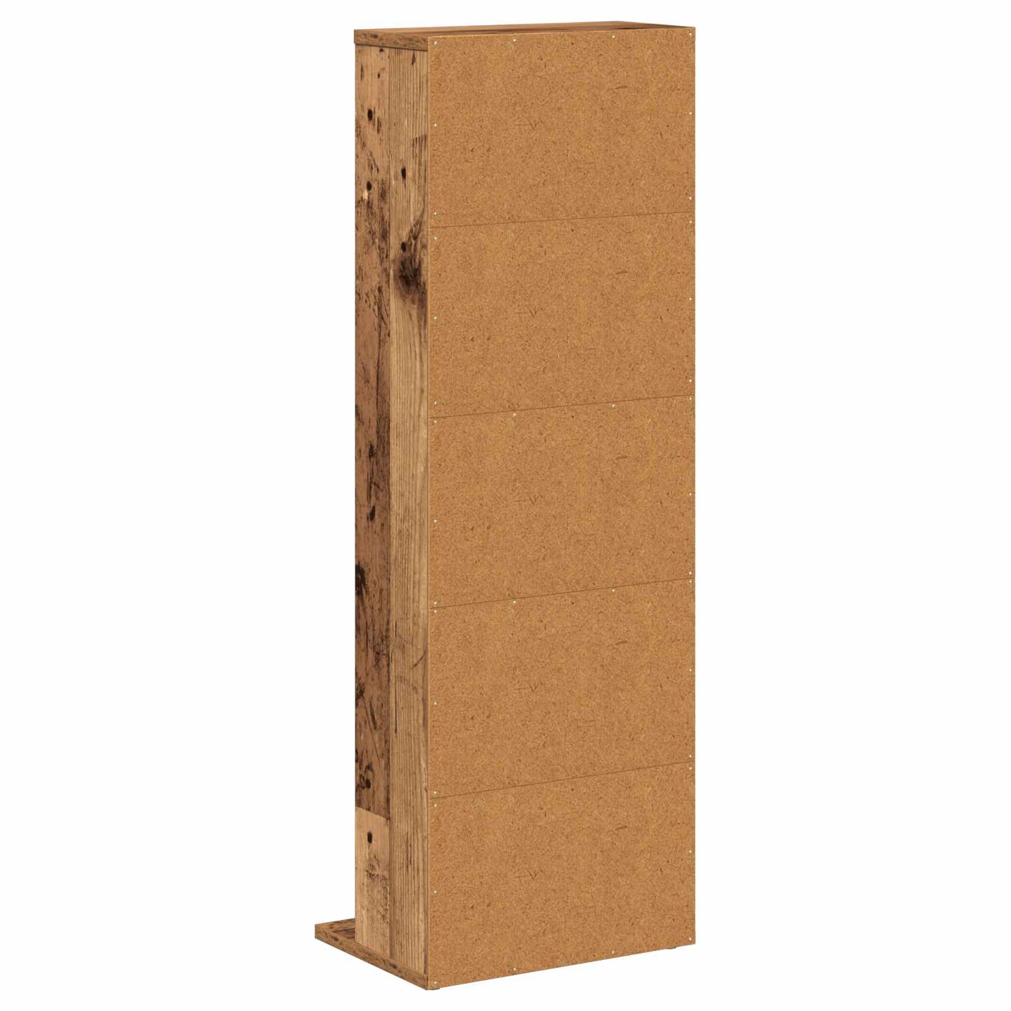 vidaXL CD Cabinet Old Wood 33 x 23.5 x 97.5 cm Engineered Wood