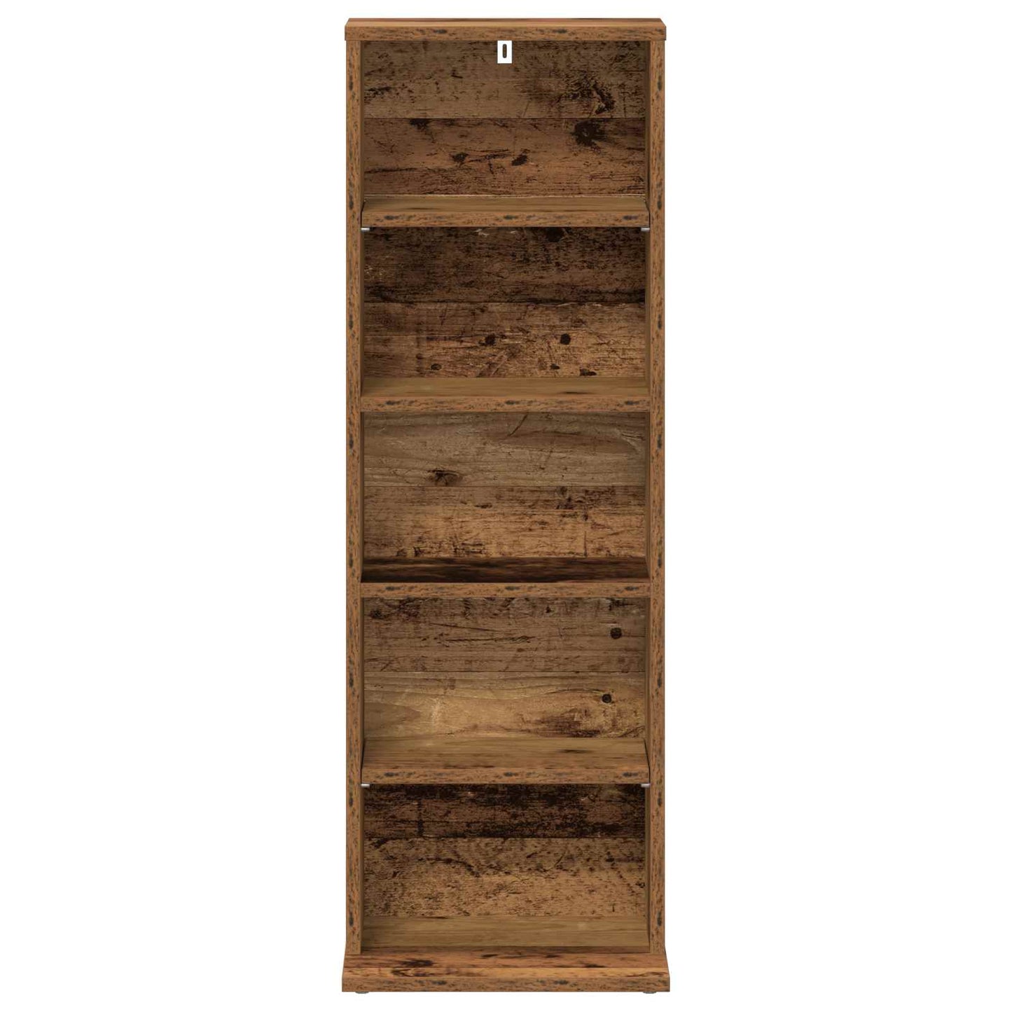 vidaXL CD Cabinet Old Wood 33 x 23.5 x 97.5 cm Engineered Wood