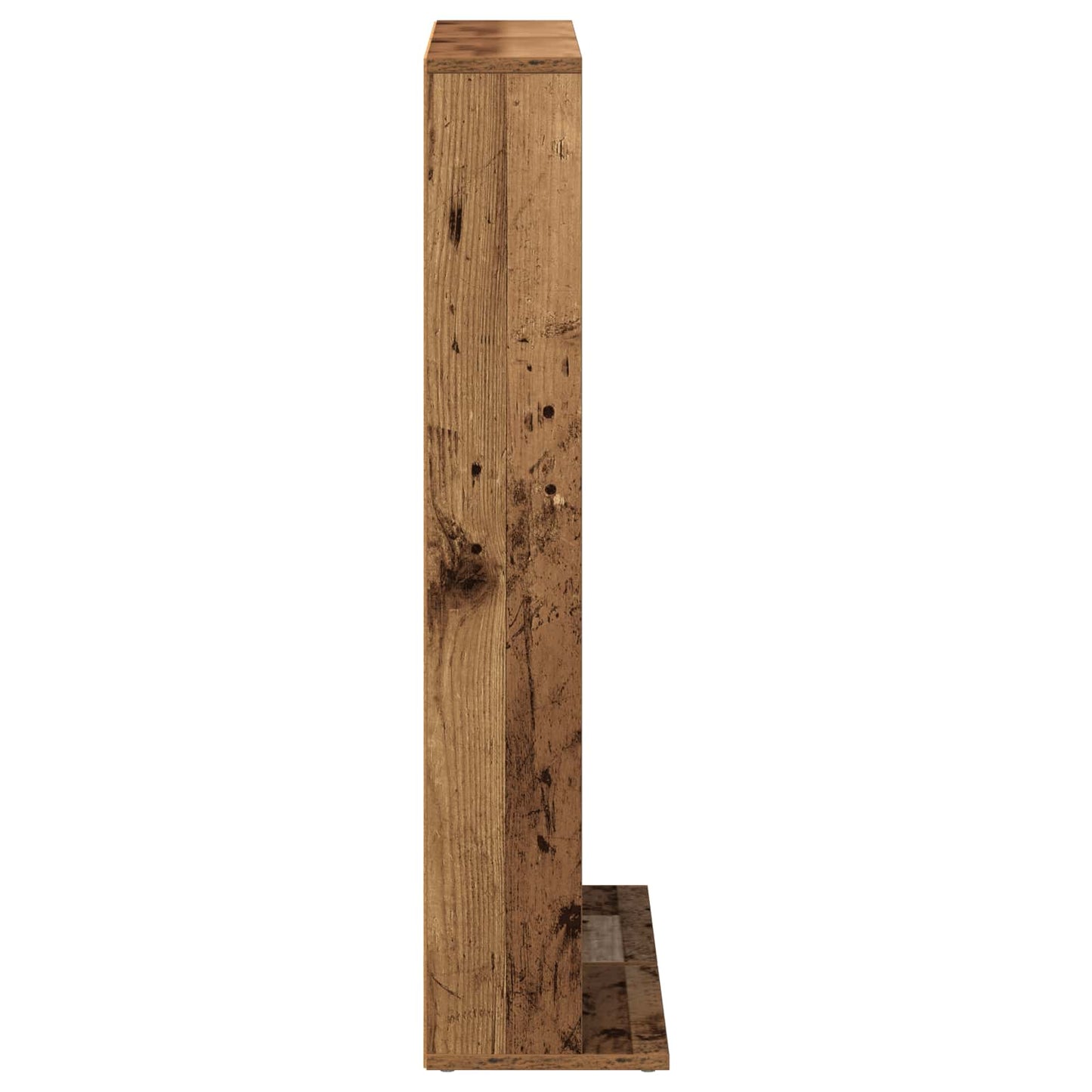 vidaXL CD Cabinet 2 pcs Old Wood 33 x 23.5 x 97.5 cm Engineered Wood