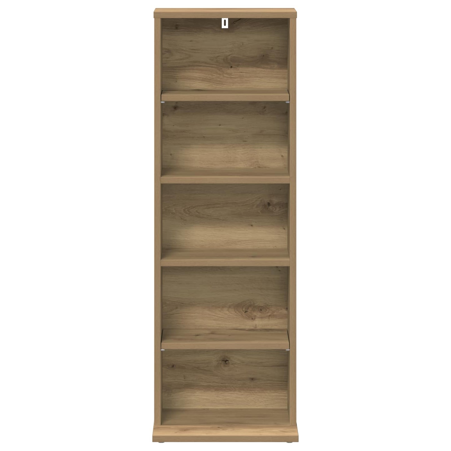 vidaXL CD Cabinet Artisan Oak 33 x 23.5 x 97.5 cm Engineered Wood