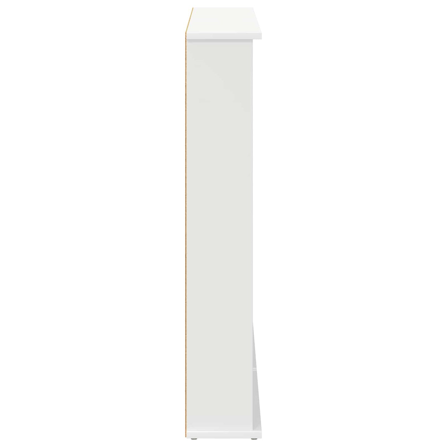 vidaXL CD Cabinet 2 pcs White 60 x 17 x 92 cm Engineered Wood