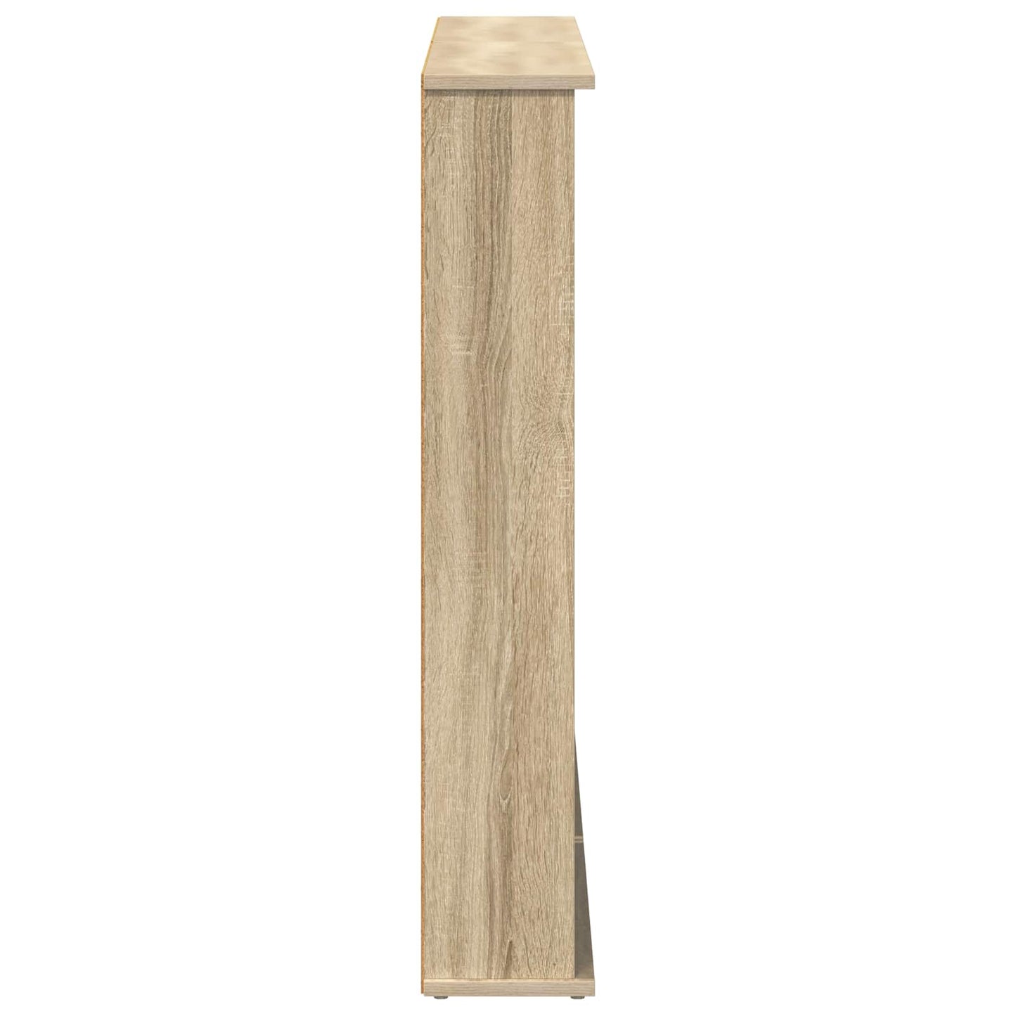 vidaXL CD Cabinet 2 pcs Sonoma Oak 60 x 17 x 92 cm Engineered Wood