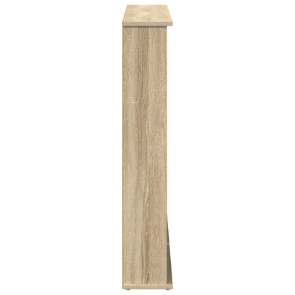 vidaXL CD Cabinet 2 pcs Sonoma Oak 60 x 17 x 92 cm Engineered Wood