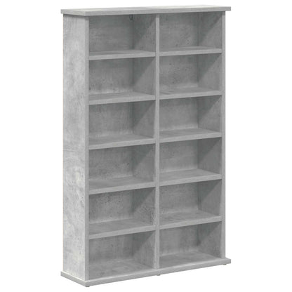 vidaXL CD Cabinet Concrete Grey 60 x 17 x 92 cm Engineered Wood