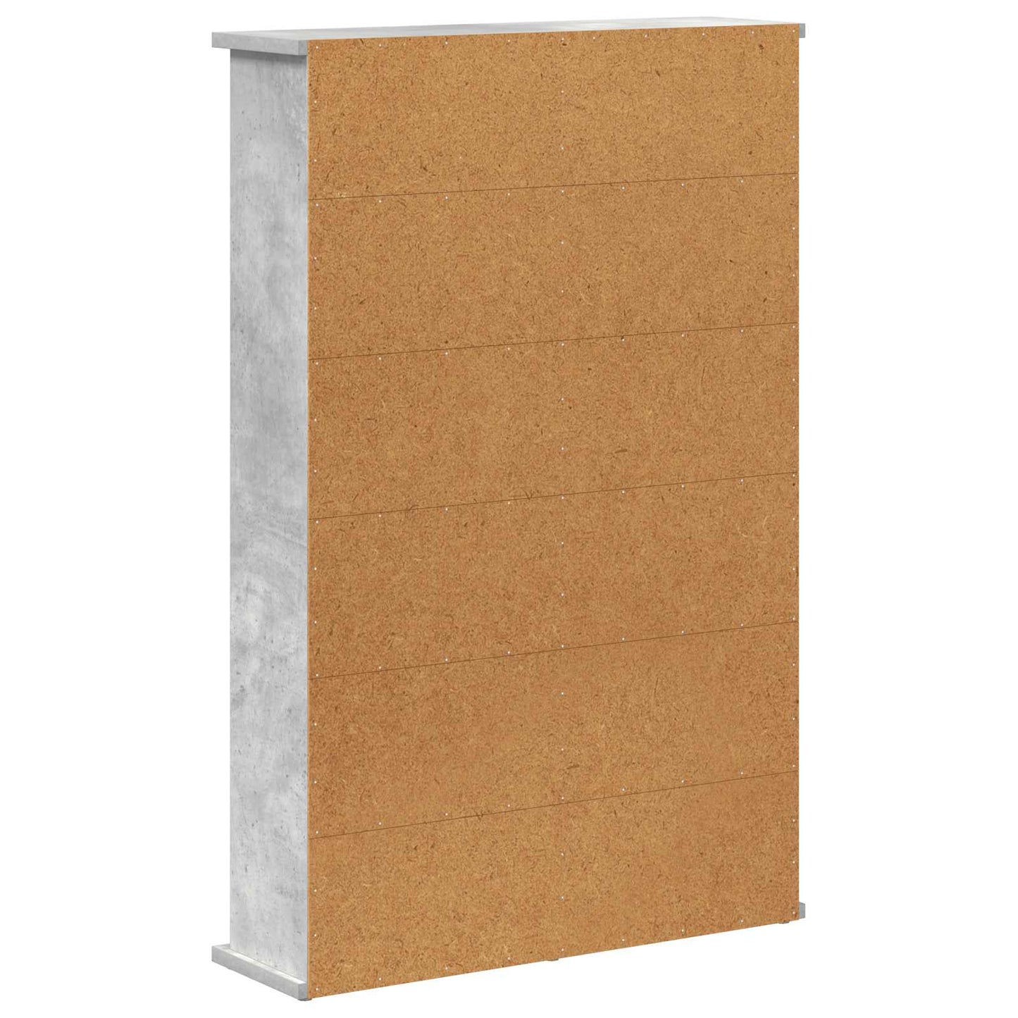 vidaXL CD Cabinet Concrete Grey 60 x 17 x 92 cm Engineered Wood