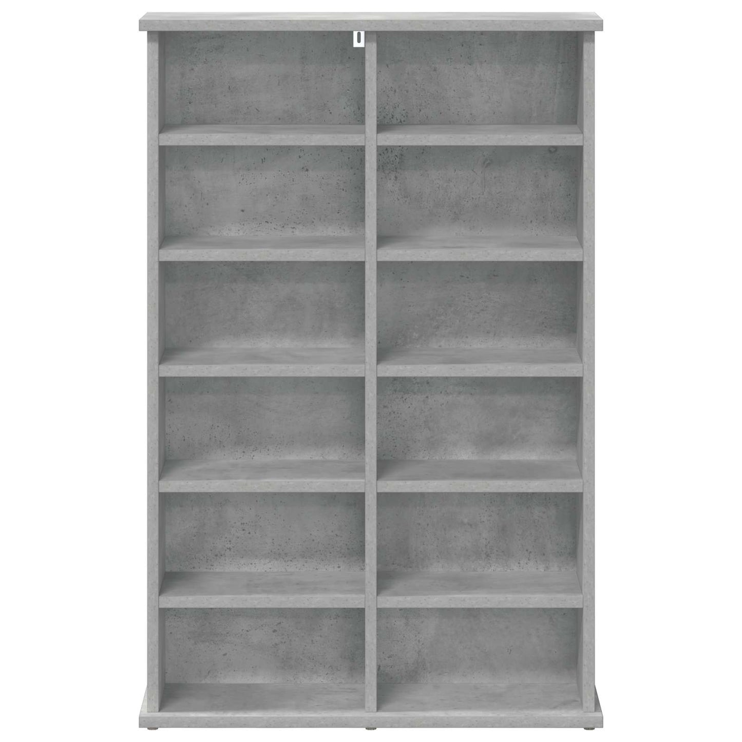 vidaXL CD Cabinet Concrete Grey 60 x 17 x 92 cm Engineered Wood