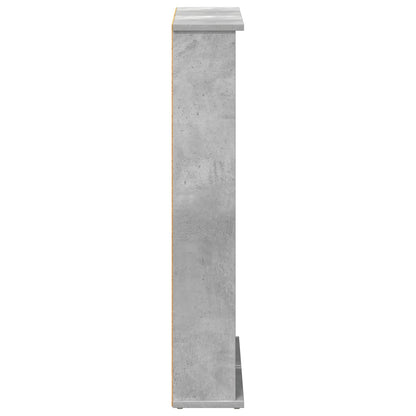 vidaXL CD Cabinet Concrete Grey 60 x 17 x 92 cm Engineered Wood