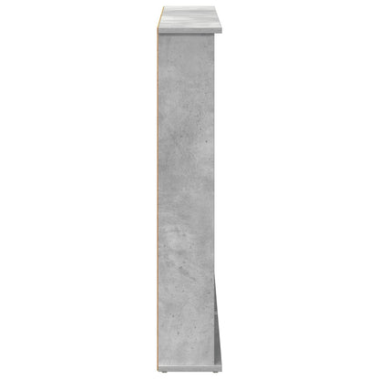 vidaXL CD Cabinet 2 pcs Concrete Grey 60 x 17 x 92 cm Engineered Wood