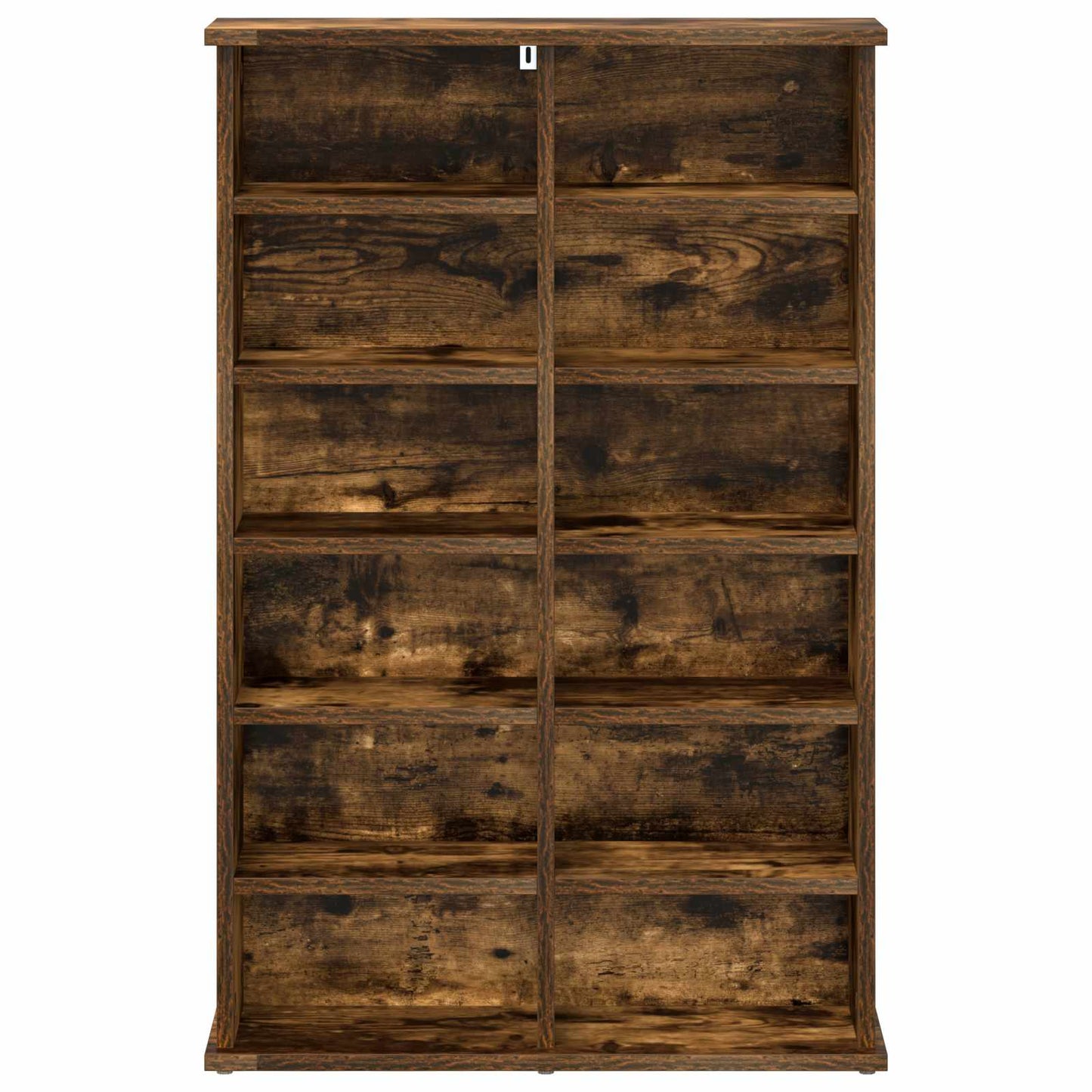 vidaXL CD Cabinet Smoked Oak 60 x 17 x 92 cm Engineered Wood