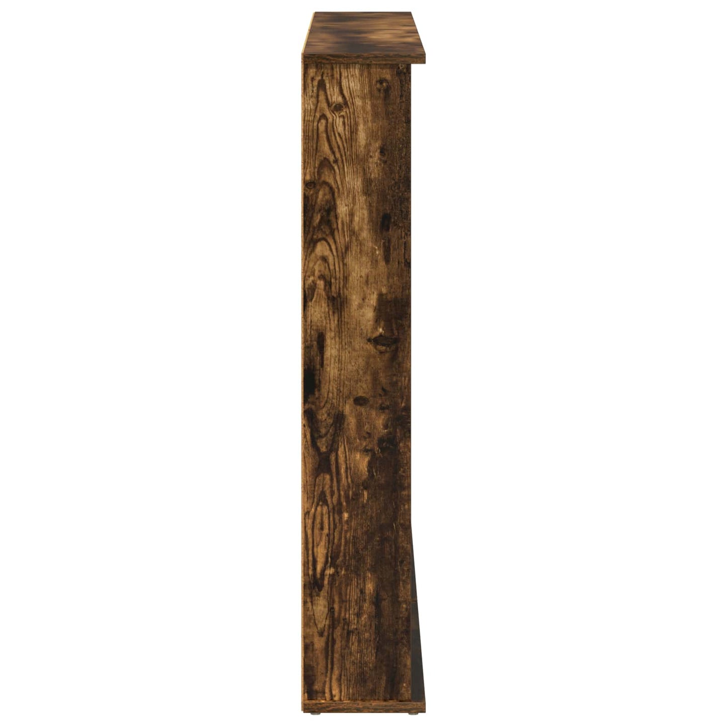 vidaXL CD Cabinet 2 pcs Smoked Oak 60 x 17 x 92 cm Engineered Wood