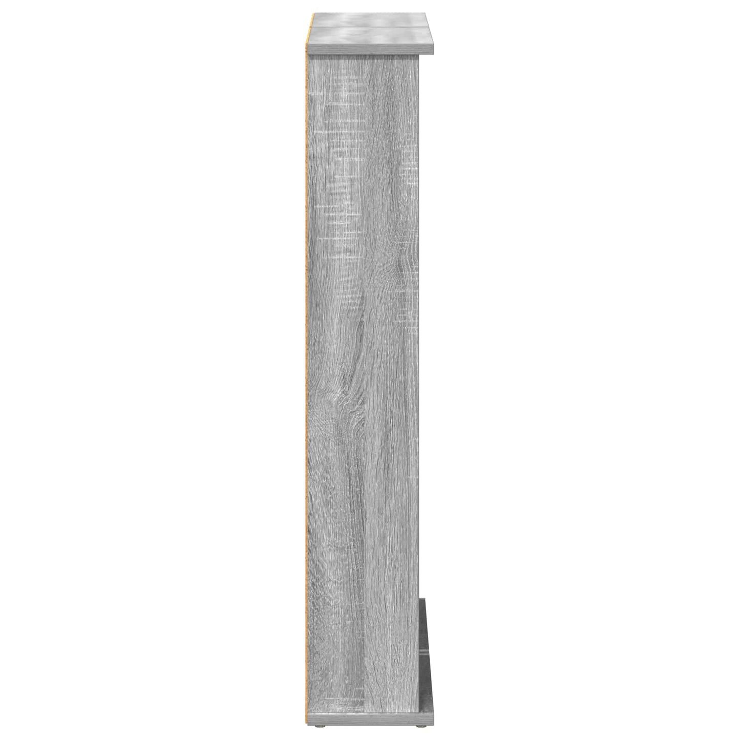vidaXL CD Cabinet Grey Sonoma 60 x 17 x 92 cm Engineered Wood
