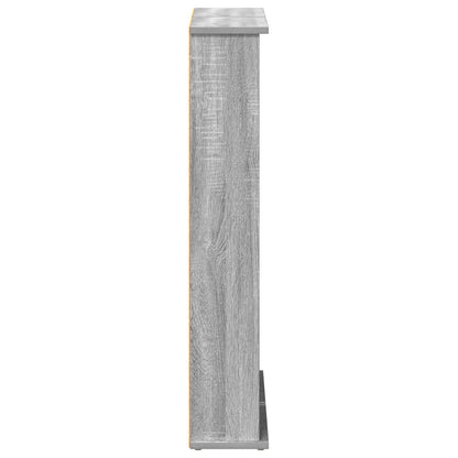 vidaXL CD Cabinet Grey Sonoma 60 x 17 x 92 cm Engineered Wood