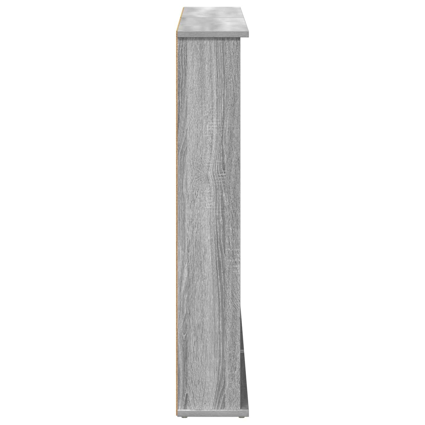 vidaXL CD Cabinet 2 pcs Grey Sonoma 60 x 17 x 92 cm Engineered Wood