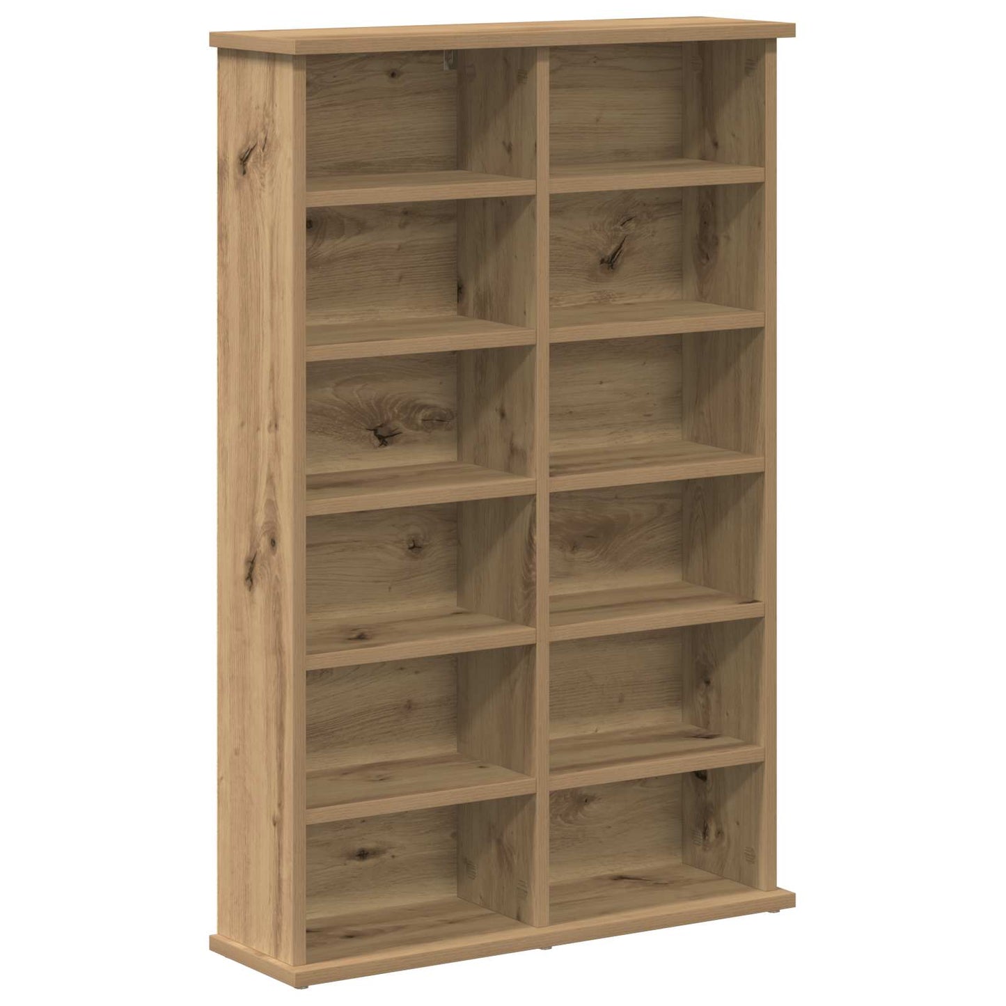 vidaXL CD Cabinet Artisan Oak 60 x 17 x 92 cm Engineered Wood