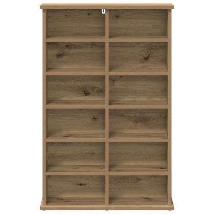 vidaXL CD Cabinet Artisan Oak 60 x 17 x 92 cm Engineered Wood