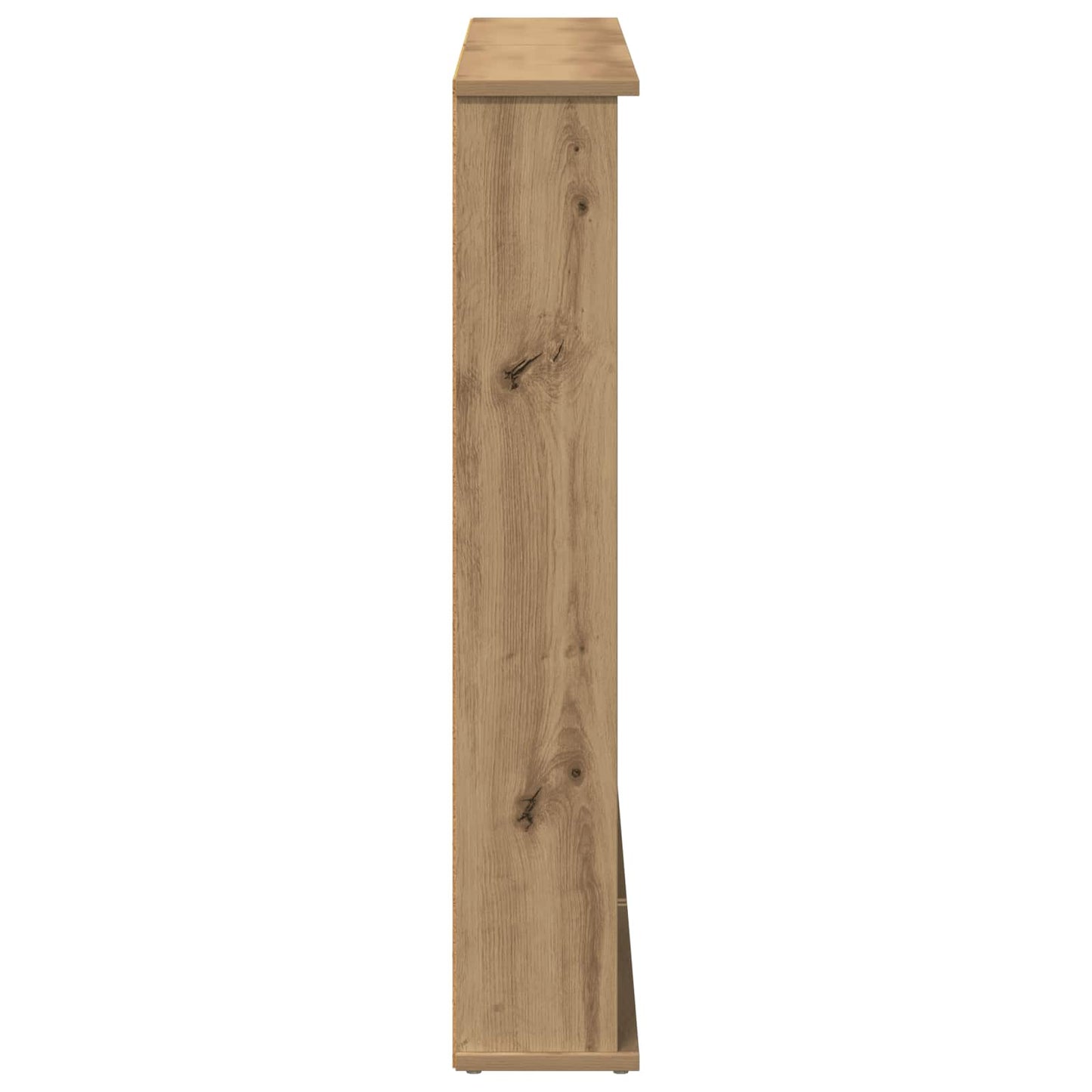 vidaXL CD Cabinet 2 pcs Artisan Oak 60 x 17 x 92 cm Engineered Wood