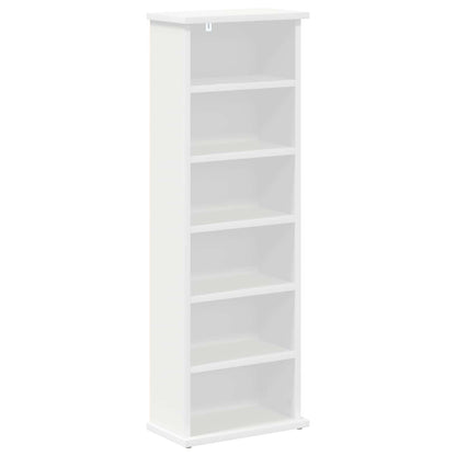 vidaXL CD Cabinet White 32 x 17 x 92 cm Engineered Wood