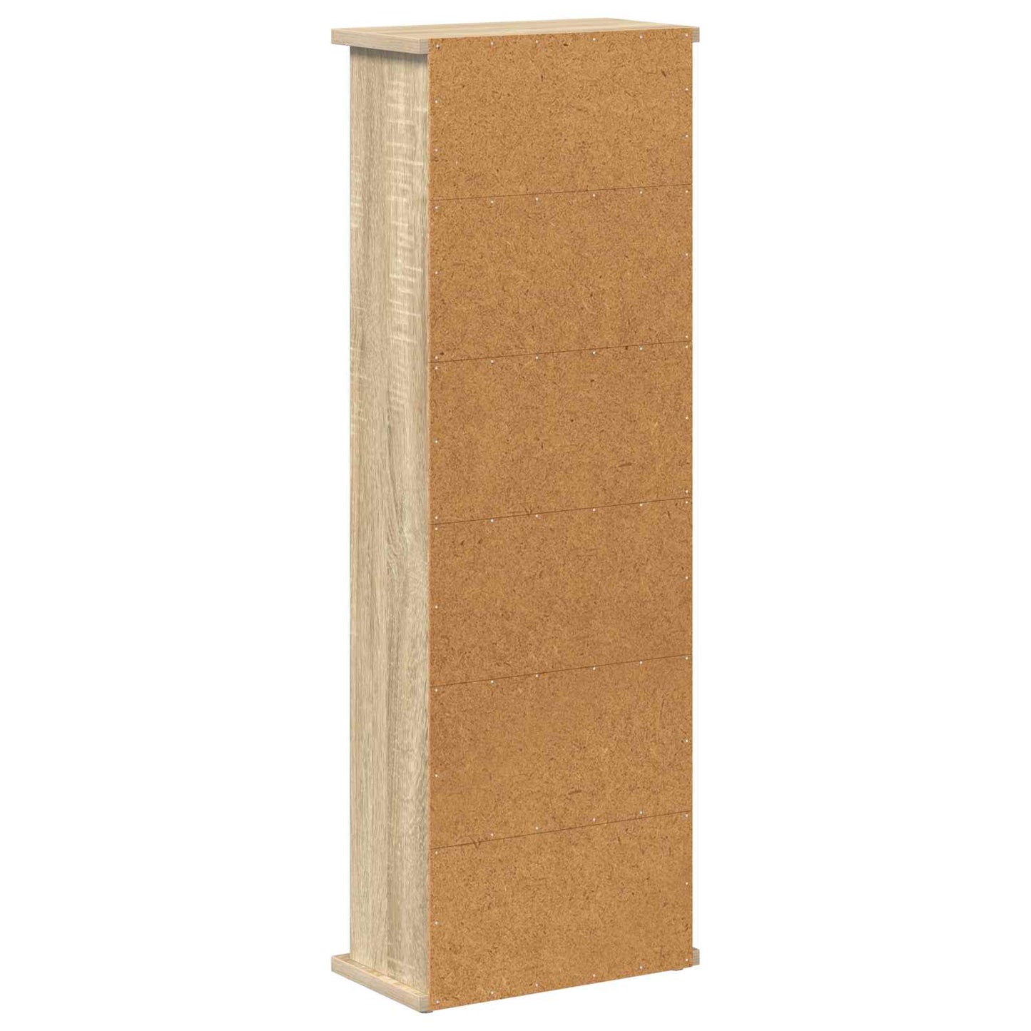 vidaXL CD Cabinet Sonoma Oak 32 x 17 x 92 cm Engineered Wood